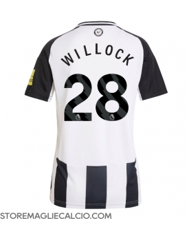 Newcastle United Joe Willock #28 Maglia Gara Casa Repliche 2024-25 Donna Maniche Corte
